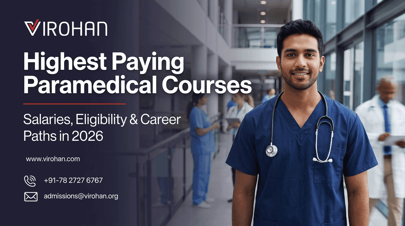 15 Highest Paying Paramedical Courses in India in 2026: Specializations & Career Paths