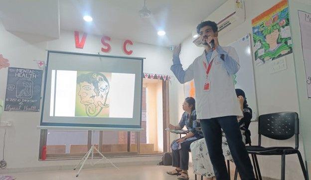 Nagpur VSC Mental health day student presentation 3