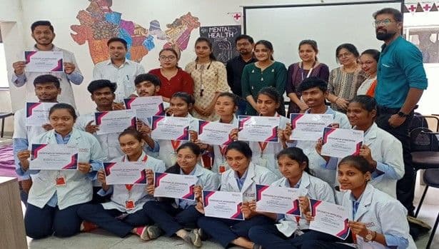 Nagpur VSC Mental health day student presentation 4