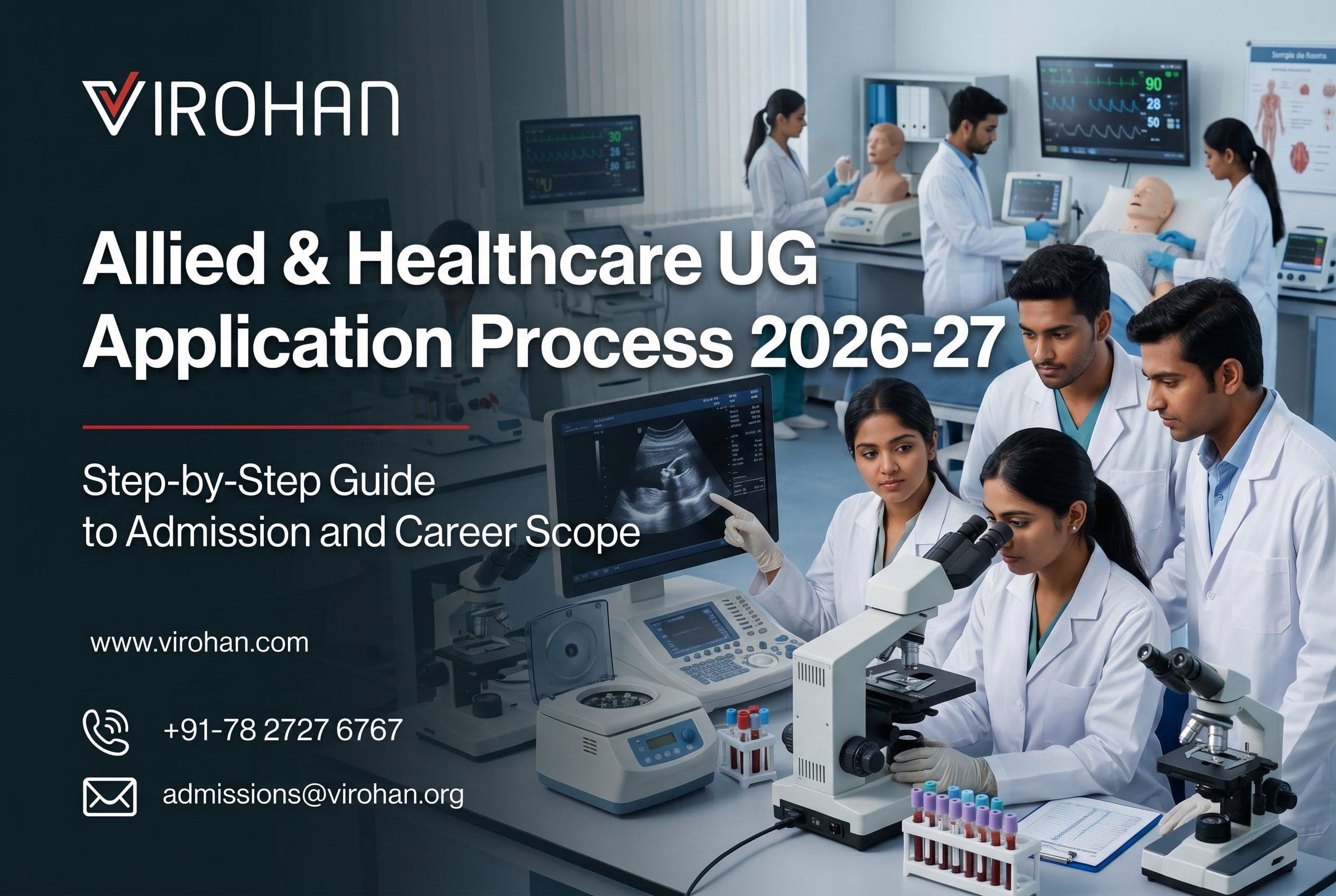 Allied and Healthcare UG Application Process 2026-27: Step-by-Step Guide