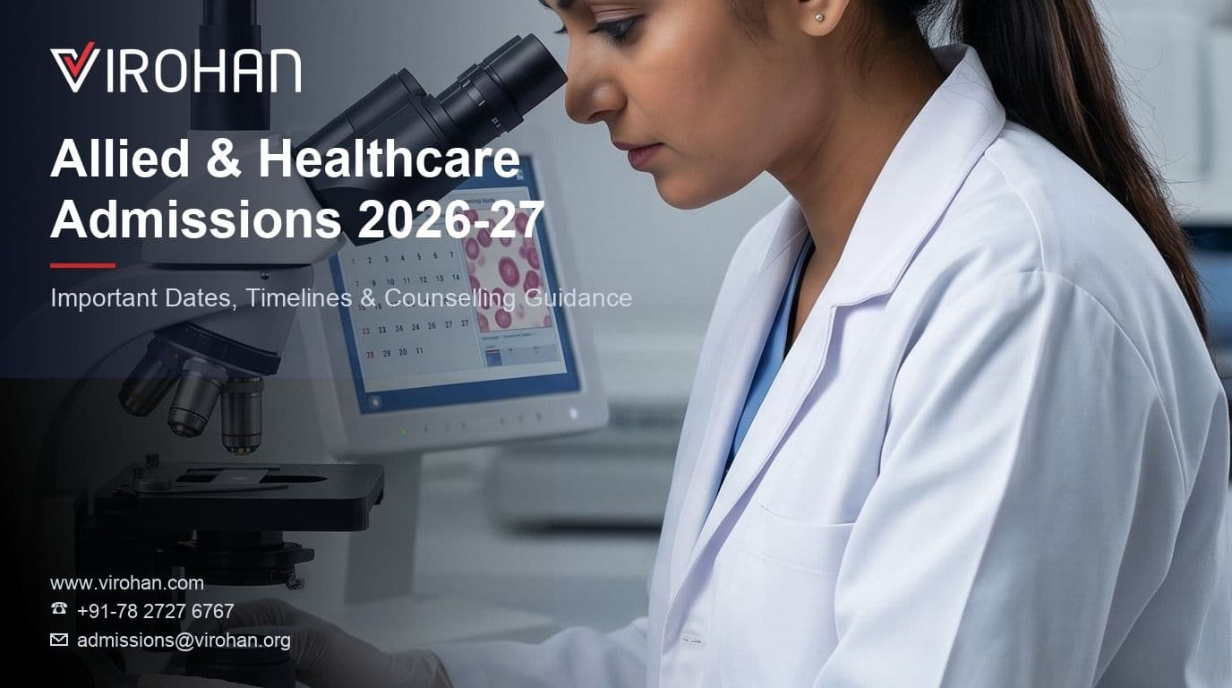 Healthcare Course Application Calendar 2026-27: Key Dates, Timelines and Counselling Guidance
