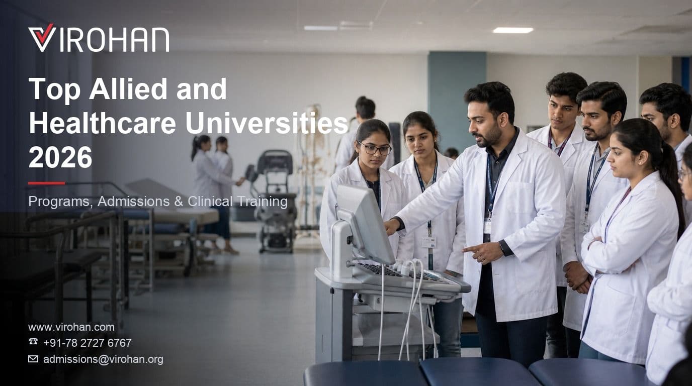 Top 7 Universities for Allied and Healthcare Programs in India 2026